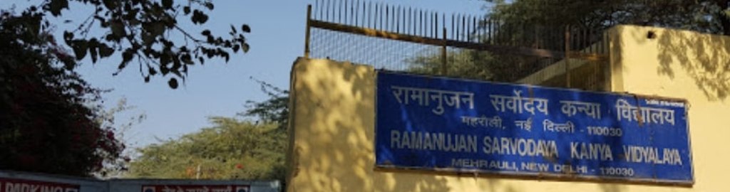 Ramanujan Sarvodaya Kanya Vidyalaya